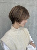 ●杉浦オリーブグレー/ショート/レイヤー/髪質改善/縮毛矯正