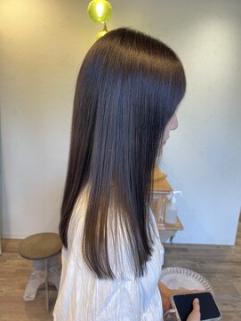 ハクバイジェービー 稲毛(hak by jb) 丸型◎髪質改善カラーで作るアッシュベージュ[稲毛駅/白髪染め]