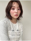 ラフウェーブ×ショートボブ×ココアブラウン20代30代◎p大宮