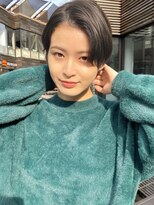 ロンド 表参道店(Lond)&nbsp;オリーブグレー/ショートボブ/ココアベージュ/黒髪/小顔/