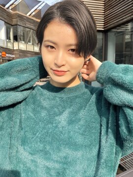 ロンド 表参道店(Lond) オリーブグレー/ショートボブ/ココアベージュ/黒髪/小顔/