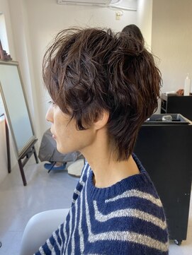 ソイクフ(SOY KUFU) 20代30代40代◎小顔に見えせる似合わせカットオリーブグレー