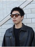 ダウンバングスパイキーショート[海老名/海老名駅/メンズ/眉毛
