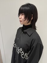 エアー 横浜(AIR)&nbsp;【湯田】ミディアムウルフ顔まわりレイヤー