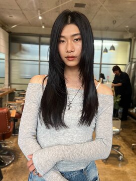 リンネ(Lin'ne) 縮毛矯正×クリームズトリートメントでうるつやストレート