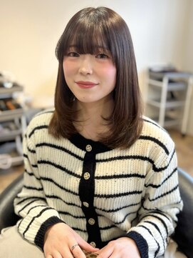 スティル ヘアアンドアイラッシュ(STILL hair&eyelash) 【西塔】髪質改善ストレート×ミディアムレイヤー