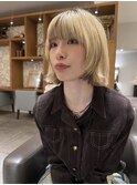 enaさん風レイヤースタイル髪型20代30代40代前髪あり前髪無し