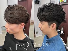 マーズ(MARS)の雰囲気（セットが時短になるパーマ◎メンズ/メンズパーマ/眉毛/十三/塚本）