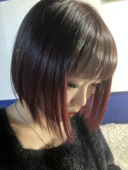 ビーフレーバー(B,FLAVOR)の写真/一人のスタイリストが担当！希望をカタチにセンスある技術でカラーカット＆エクステも◎