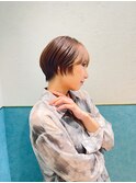 ハンサムショート/丸みショートボブ/20代30代40代50代/顔周り