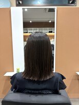 リバティ 登戸(Liberty) 外ハネミディアム×ブラウンカラー