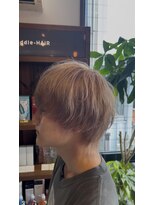 リドルヘアー 石井町店(Riddle HAIR)&nbsp;ミルクティーベージュ/メンズブリーチカラー