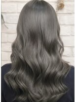 ルノヘアー(Lunohair)&nbsp;韓国風レイヤー×オリーブカラー×秋カラー×ブリーチなしカラー