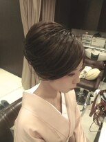 お着物でディナーショー用スジ盛り夜会