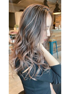 ソル ヘアー デザイン(SOL HAIR DESIGN) ☆SOL☆バレイヤージュ×ホワイトピンク