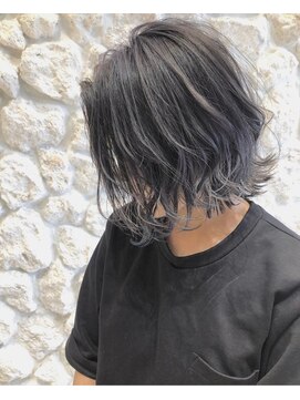 モアナ バイ ヘッドライト 武蔵小杉店(Moana by HEADLIGHT) デジタルパーマボブ#ハイライト#大人かわいい#イメチェン