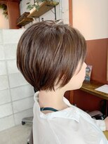 ルーファス 恵比寿 渋谷(Ruufus)&nbsp;40代アッシュベージュショート【Ruufus恵比寿渋谷】3157