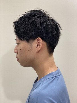 グレイスフルバーバー 赤坂見附店 簡単セット！マッシュアップバング【理容室】