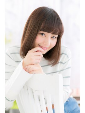 ミック 日暮里店(miq) ダークグレージュ前下がりボブで大人ガーリークラシカルa1