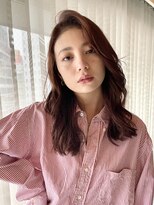 チョビー 銀座(chobii)&nbsp;コテ巻き風パーマ/デジパ/抜け感ヘア/アンニュイ/イルミナ/tomok