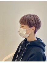 イマジナシオン(Imagination+)&nbsp;【ショートヘア専門イマジナシオン】Wカラー&耳かけショート