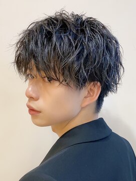 バイフィフス 原宿/表参道(by fifth) 波巻きツイストスパイラルパーマツーブロック刈り上げ