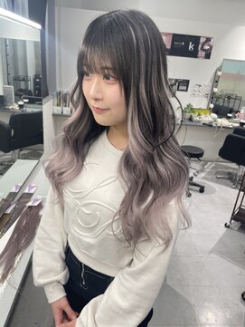 キング 枚方店(K!ng) 【枚方、高槻】バレイヤージュ、ピンクアッシュ