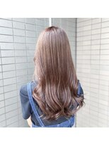 美容室ケインズナチュール&nbsp;ロング[アースカラー/ニュアンスカラー/グレーベージュ]