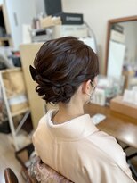 ロカット サロン(Roquat Salon)&nbsp;訪問着着付けとアップアレンジ【ヘアセット/立川/立川南/浴衣】