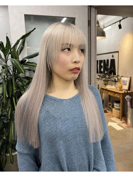 ジーナ(XENA) シルバーカラー×シールエクステ