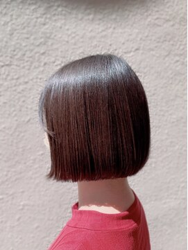 ユニックス UNIX 蕨店 【20代30代人気ヘアスタイル】ミニボブ☆グレージュ