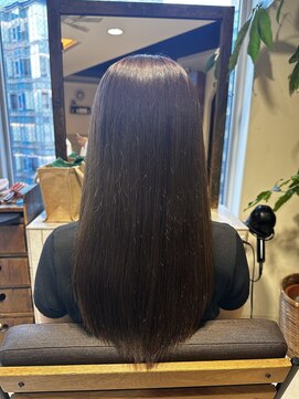 ヘアリゾート粋 ティガ 池袋店(tiga) 池袋 カーキベージュ ロングヘア