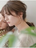 紐アレンジ/アースカラー/グレージュカラー/ニュアンスカラー