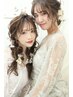 ペア割☆２名様以上のご予約でヘアセット2500円→1800円!!