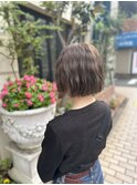 切りっぱなしボブ／ゆるふわボブ