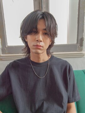 リュープリエ 笹塚(Lieu plie) 長めメンズウルフスタイル