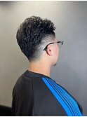 フェード×パーマ