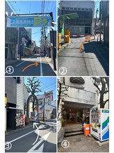 lll_en hair（サンエン　ヘアー）への行き方