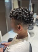 かきあげスタイル×強めパーマ×30代40代