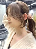 レイヤーカット フェイスレイヤー 顔まわりレイヤー 韓国風