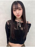 レイヤー/ネビージュ/韓国ヘア/イメチェン/縮毛矯正/中野/