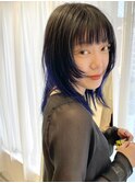 ハッシュカット*レイヤーカット/新町/堀江/酸性ストレート