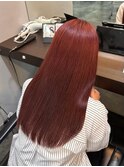 くびれヘア/アプリコットオレンジ/夏のヘアアレンジ/南草津