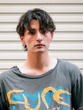 ダグラスヘア ノースショア 岐阜 長良(Douglas hair NORTH SHORE) 【メンズパーマ】ウェーブセンターパート