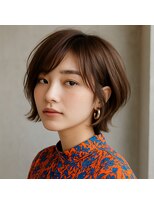 スープレックス ヘアーデザイン(SOUPREX HAIR DESIGN) 前上がりショートレイヤー 20代 30代 40代 50代 60代 髪質改善