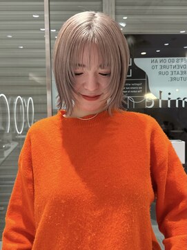 マイル 渋谷(mile) クリアベージュ/レイヤーボブ