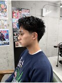 MEN'SHAIRウルフカルマパーマメンズショートイージーパーマ