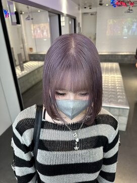 ゲーム 吉祥寺店(GAME) 透明感たっぷりのラベンダーパープルボブ