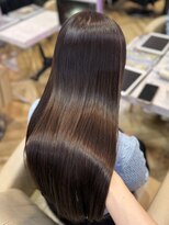 ロンド フィーユ(Lond fille)&nbsp;ブリーチなし/髪質改善/大人ガーリー/ダークアッシュ/前髪/銀座