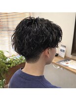 グッドネイバーズ 流山おおたかの森店(GOOD NEIGHBORS)&nbsp;シャドウパーマツイストスパイラルパーマセンターパートマッシュ